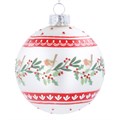 Matt White Scandi Robin & Holly Wreath Band   ~