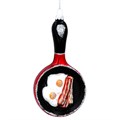 Glass Dec 14cm - Frying Pan w Bacon/Eggs