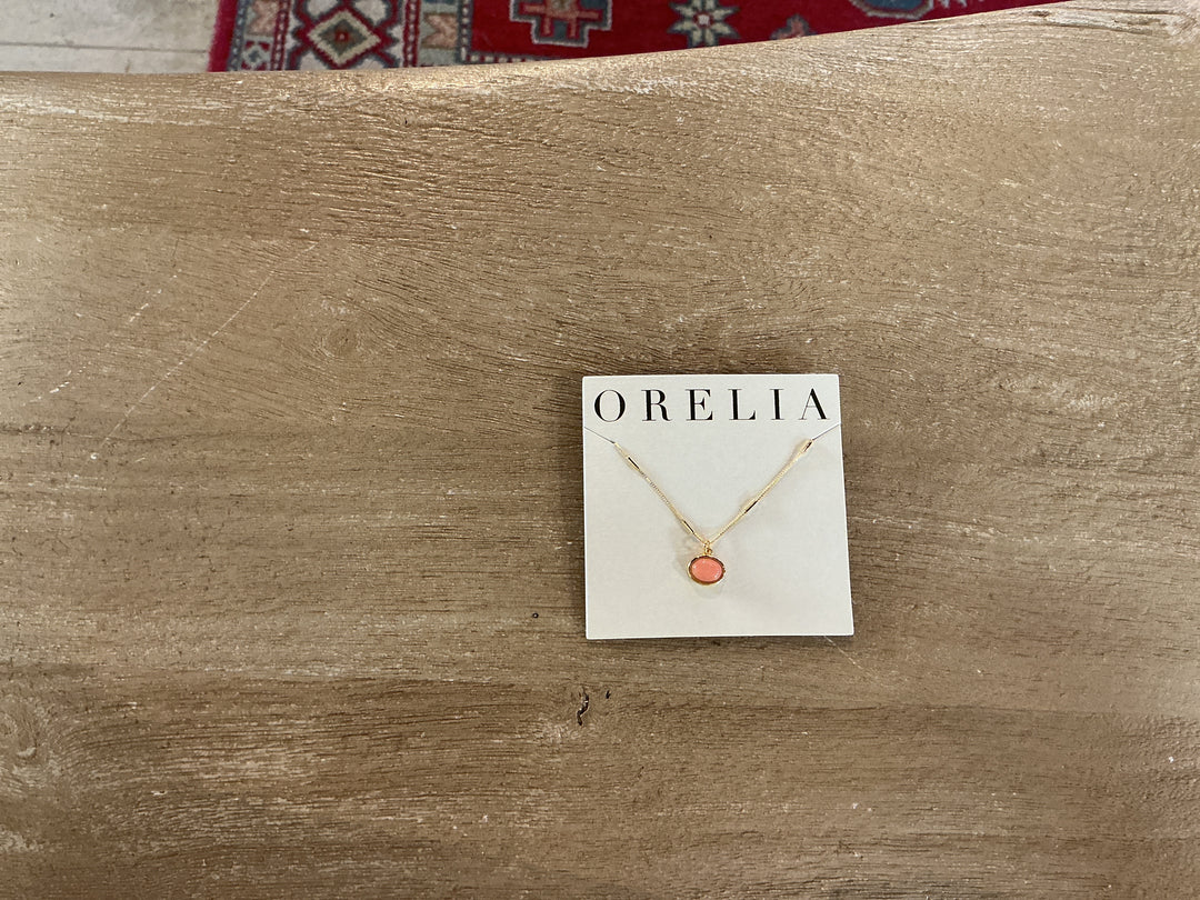 SP Pink Jade Charm Necklace