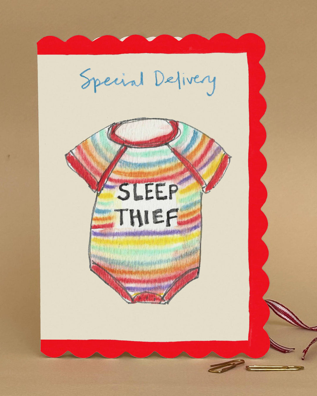 'Sleep Thief' Greetings Card