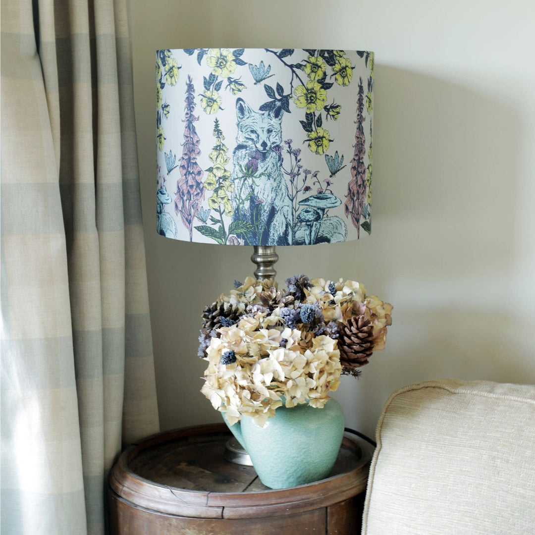 Cornish Hedgerow Fox Lampshade: 30cm / Lamp