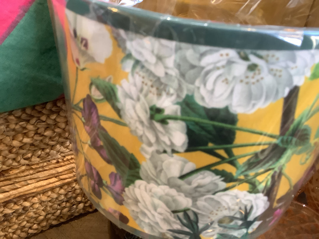 8"x 6" Drum Taped - Cottage Garden Ochre  gold lined