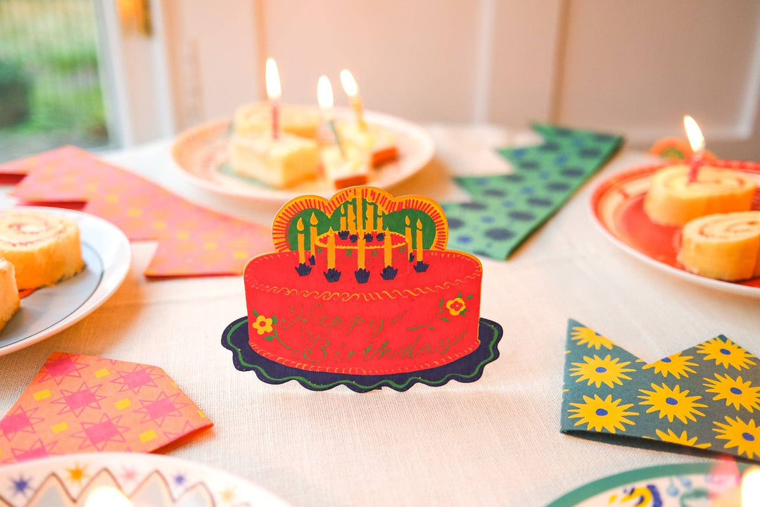 UK/EU: Party Cake Greeting Card