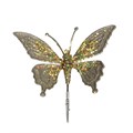 Gold Butterfly Clip, Med,  (LxWxD) 6x17x18cm