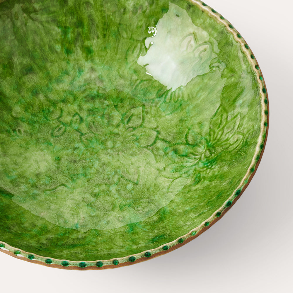 Deep Dinner plate  Seaweed