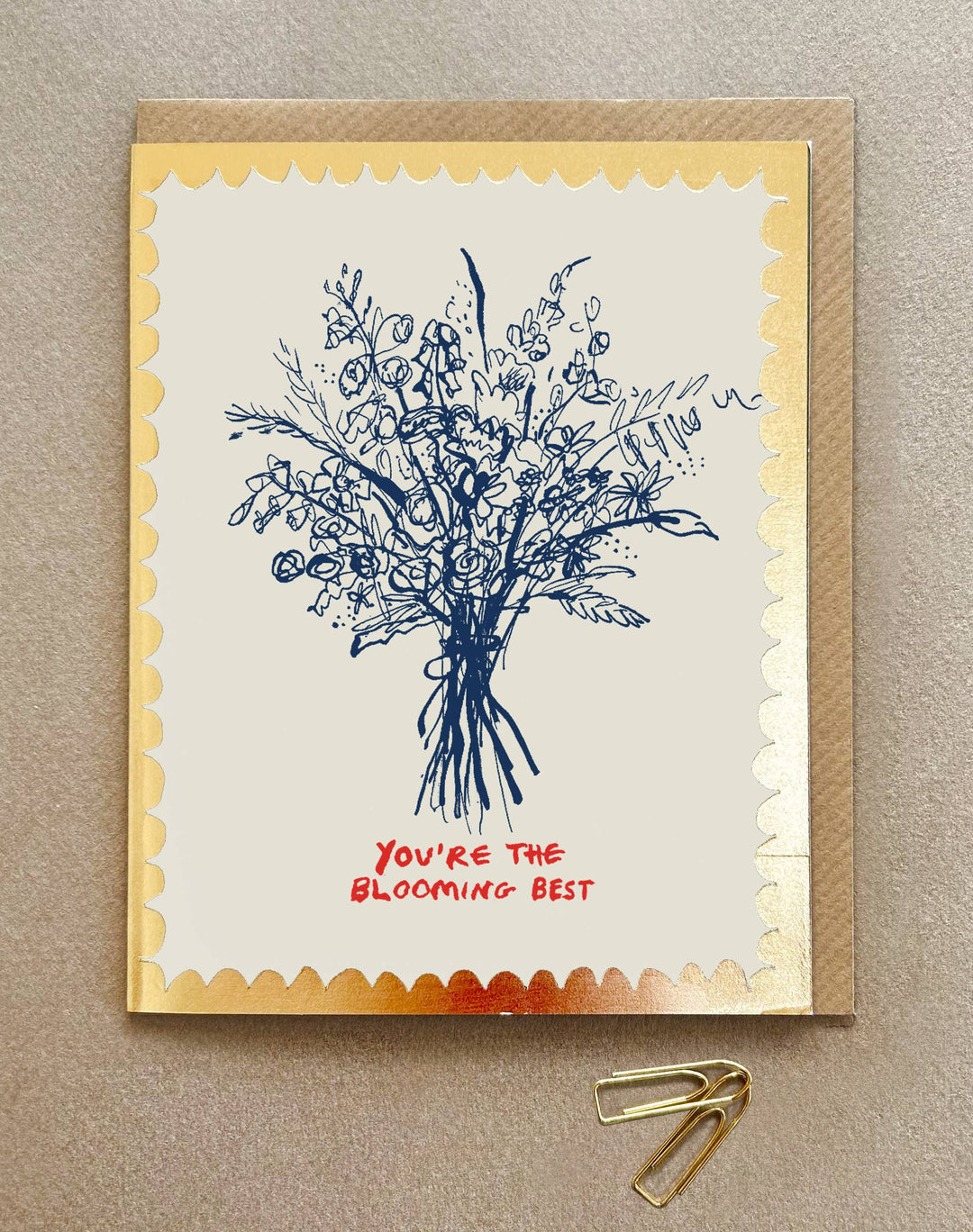 'You're The Blooming Best' Greetings card FP3557