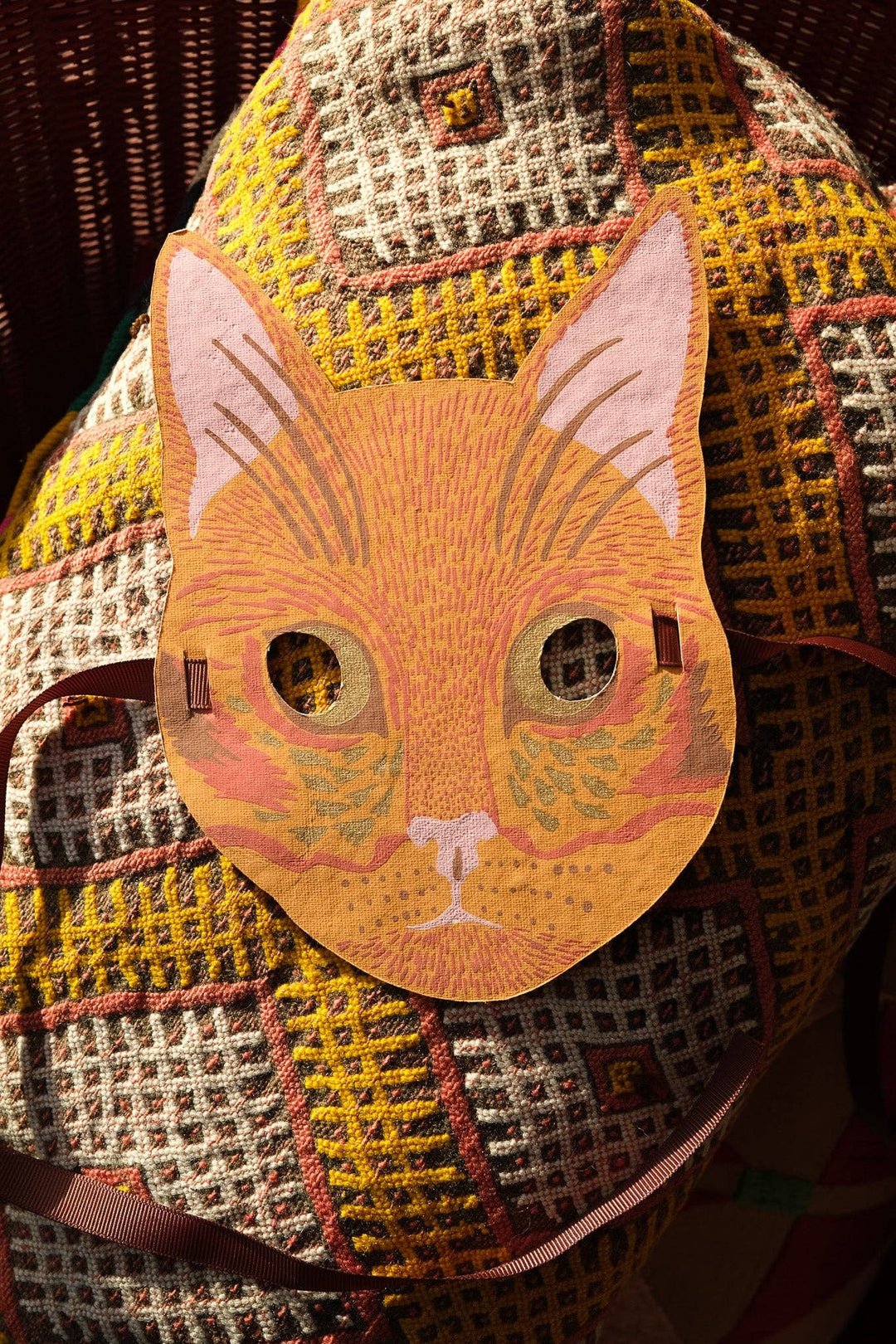 UK/EU: Cat Mask Greeting Card