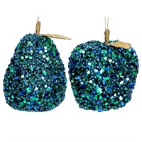 Peacock Sparkling Apple/Pear Dec, 2as,  (LxWxD) 10x6x6cm