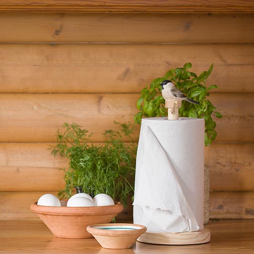 Kitchen Roll Holder Marsh Tit