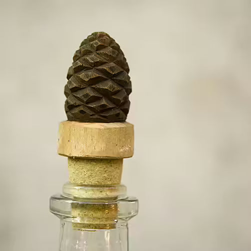Bottle Stopper Pine Cone