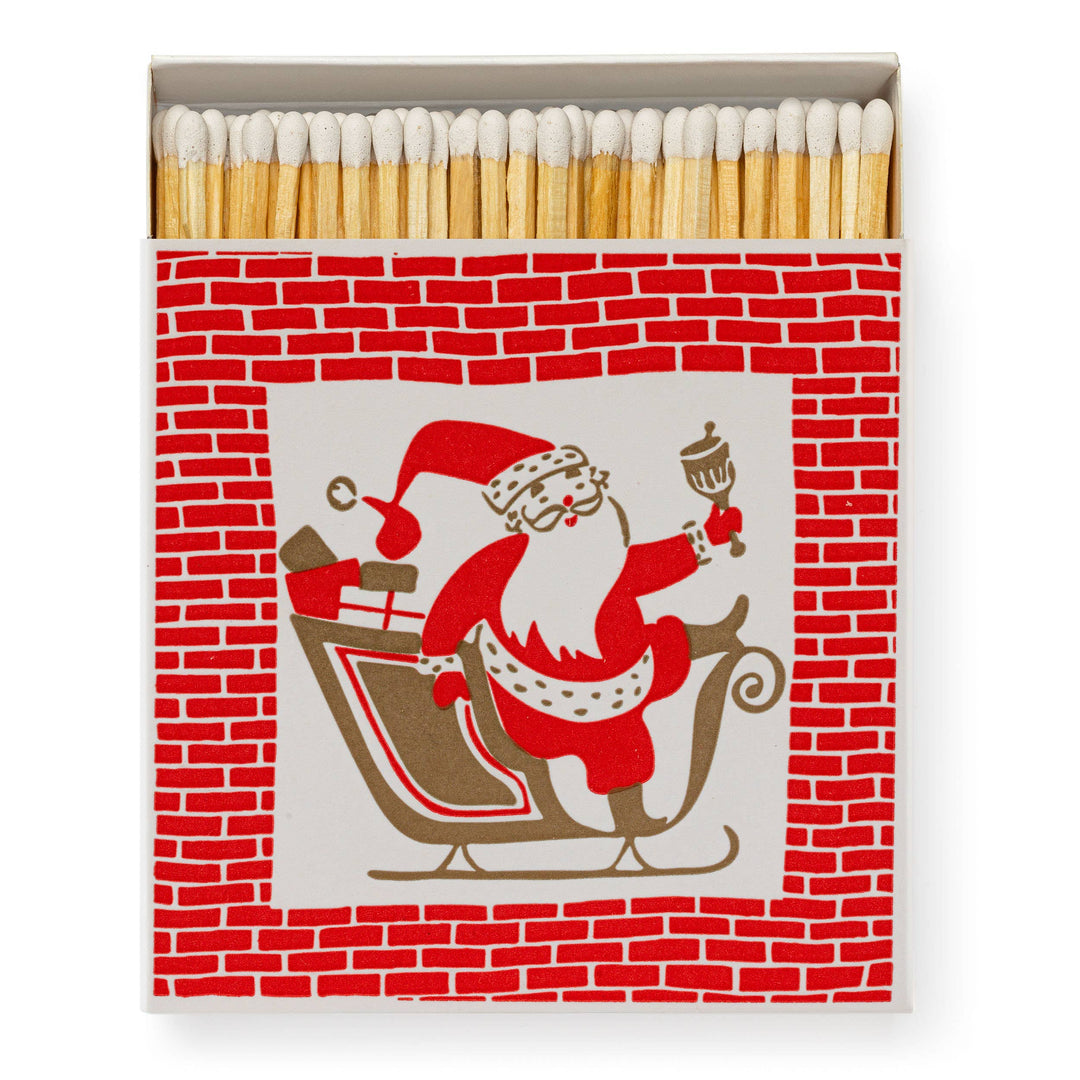 Father Christmas | Square - Christmas Safety Matches🎄