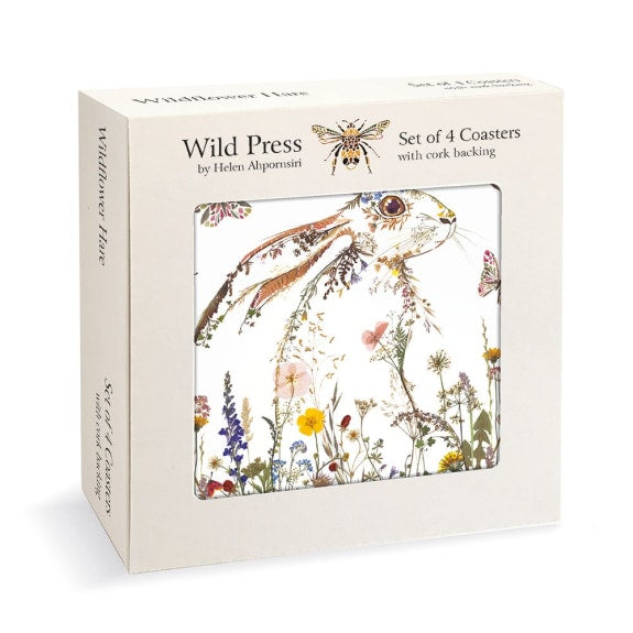WILDFLOWER HARE  Coasters