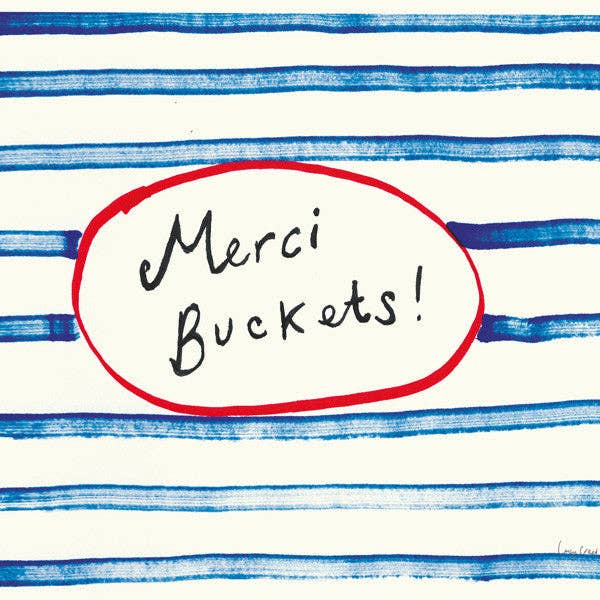 'Merci Buckets' Greetings Card , FP42
