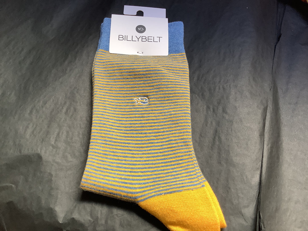 Sun Blue Striped Socks