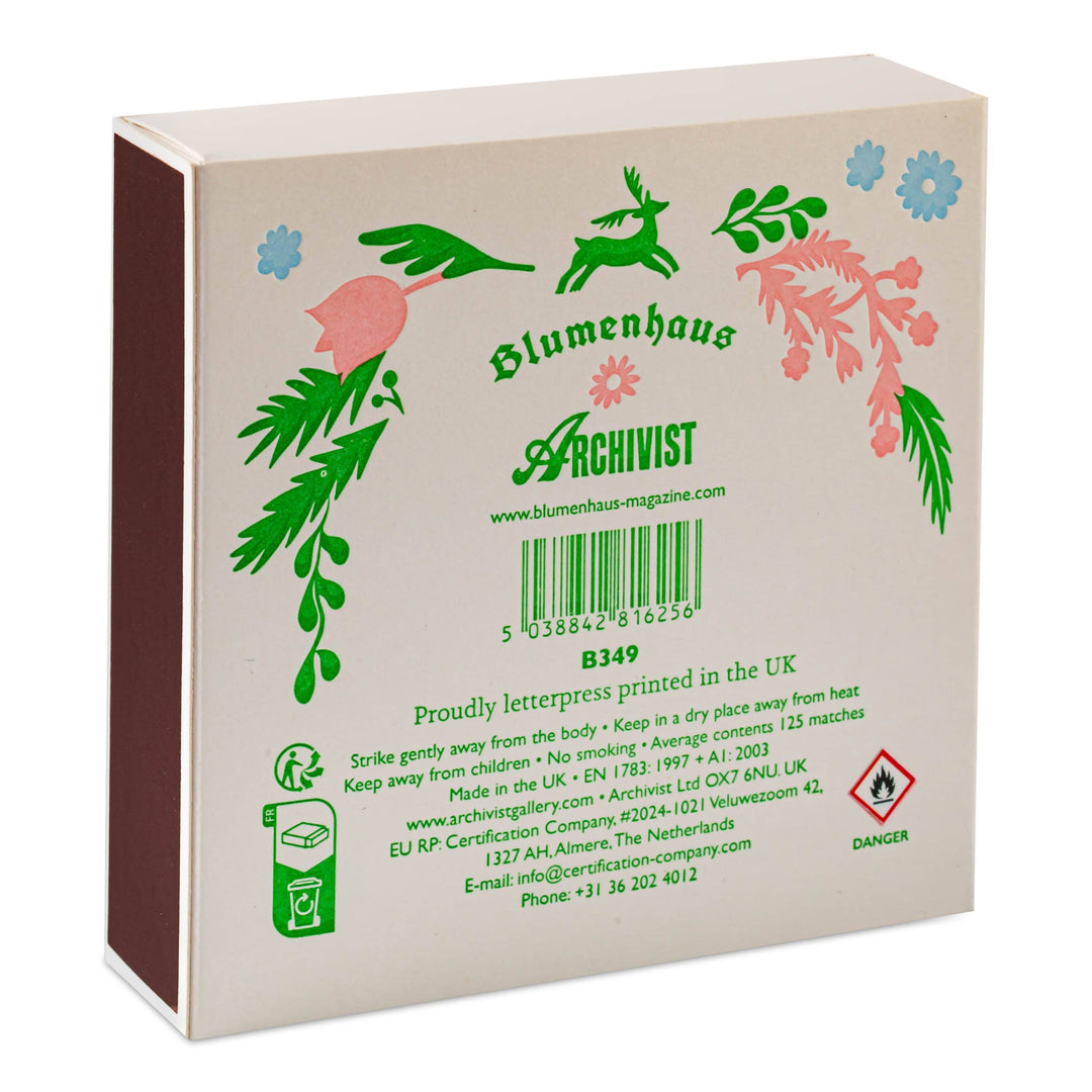 Wreath | Square - Christmas Safety Matches🎄