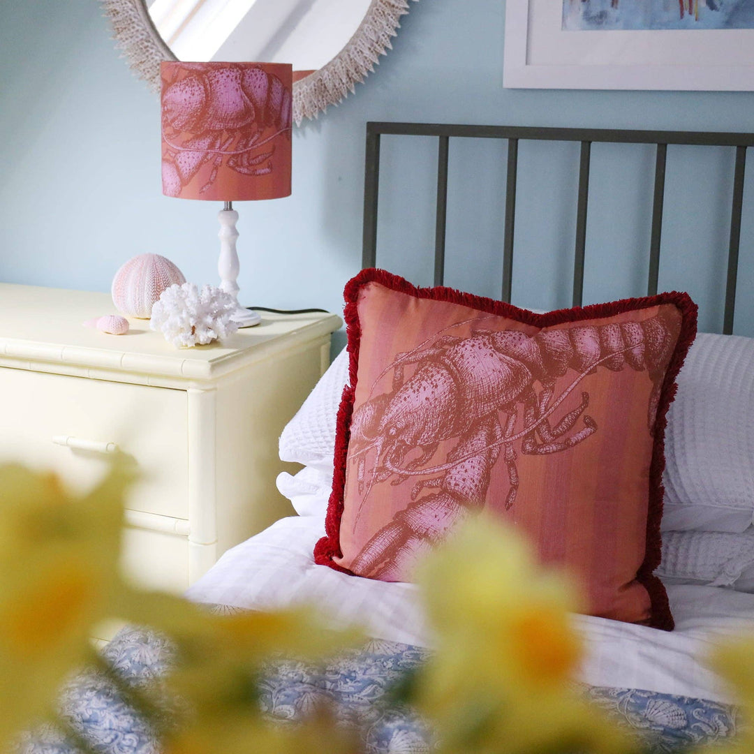 The Lobster Lampshade, Dusty Coral: Dusty Coral / 30cm / Lamp