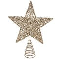 Acrylic Tree Topper 35cm - Champagne Gold Star