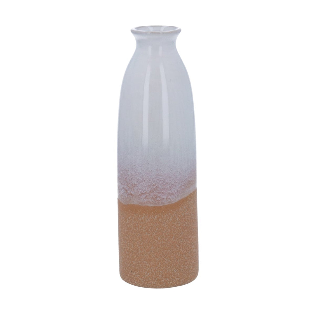 Sand Ceramic Bottle Dec. Vase, Small