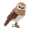 Bristle Orn 24cm - Owl w Twig Wings
