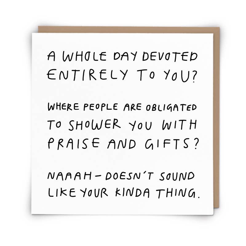 Entirely Greeting Card