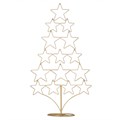 Iron Display Tree 96cm - Gold Stars