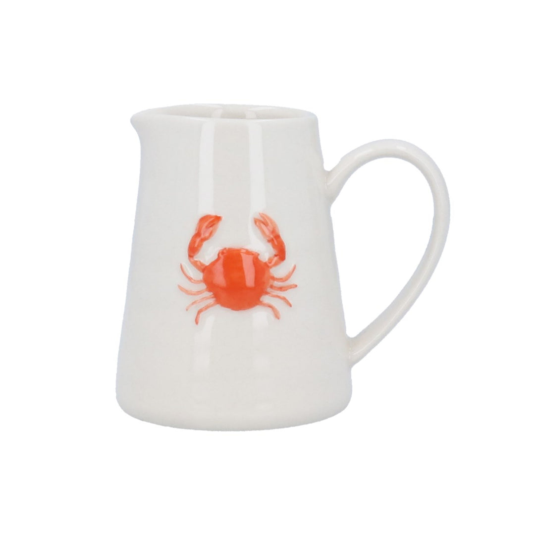 Crab Stoneware Mini Jug,  (LxWxD) 8x7x6cm