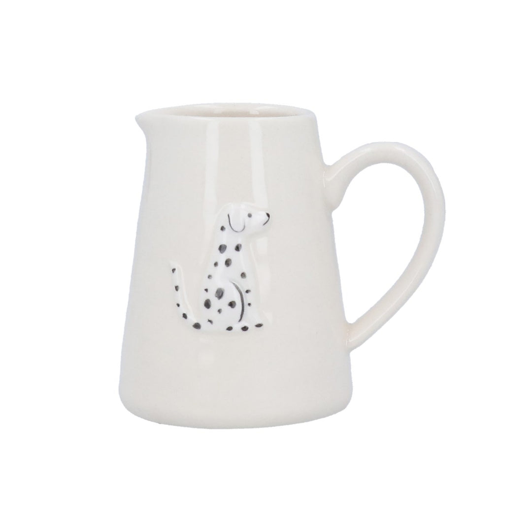 Dog Stoneware Mini Jug,  (LxWxD) 8x7x6cm