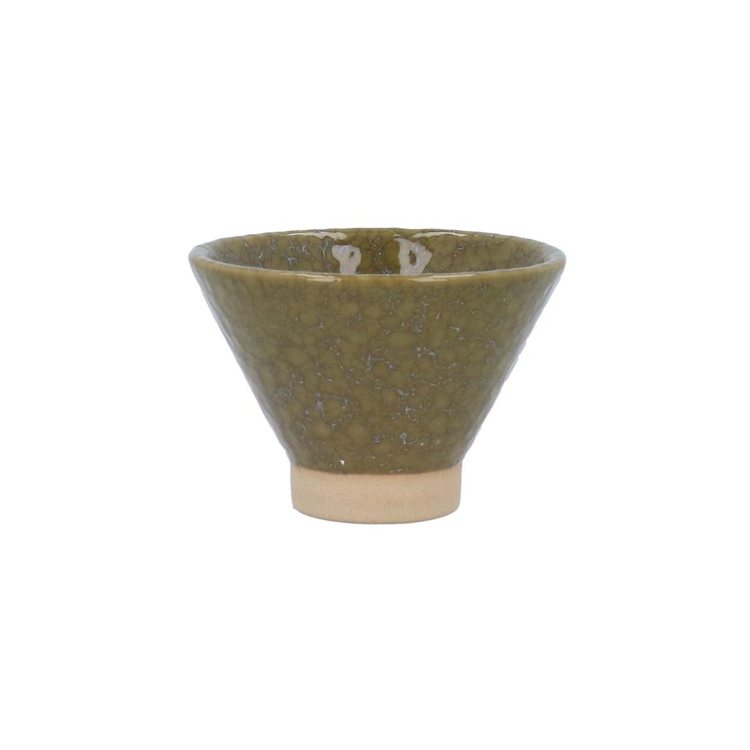 Olive Green Speckle Stoneware Mini Bowl