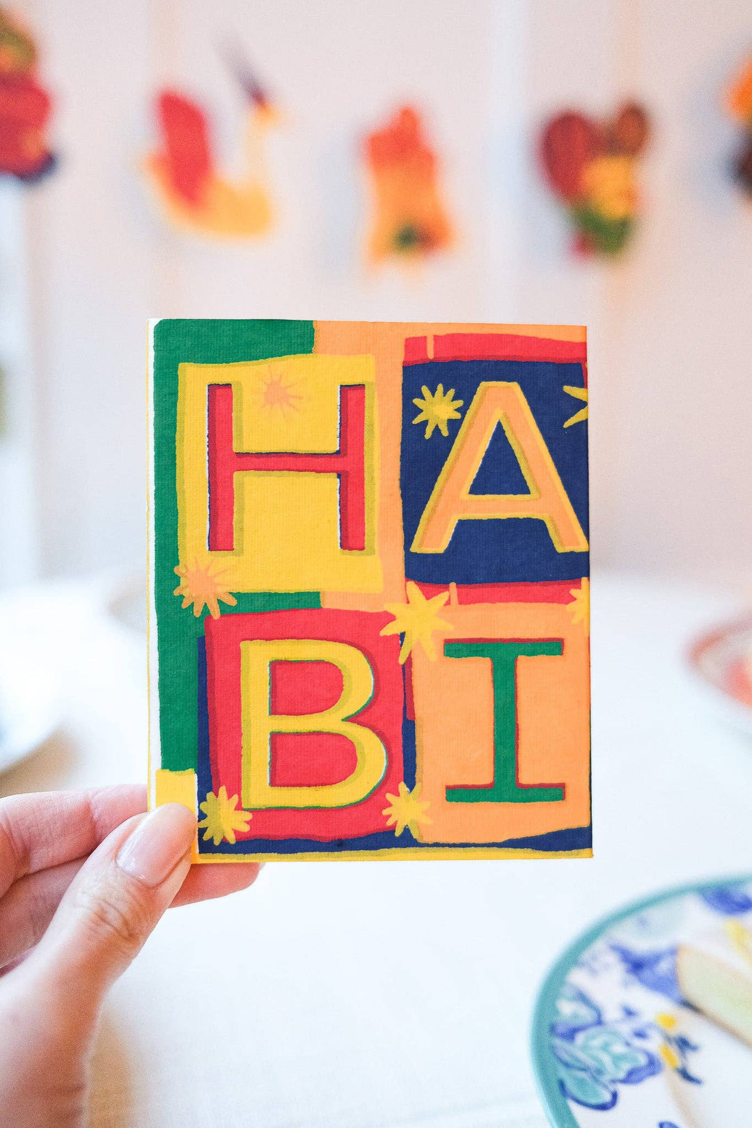 UK/EU: Happy Birthday Concertina Greeting Card
