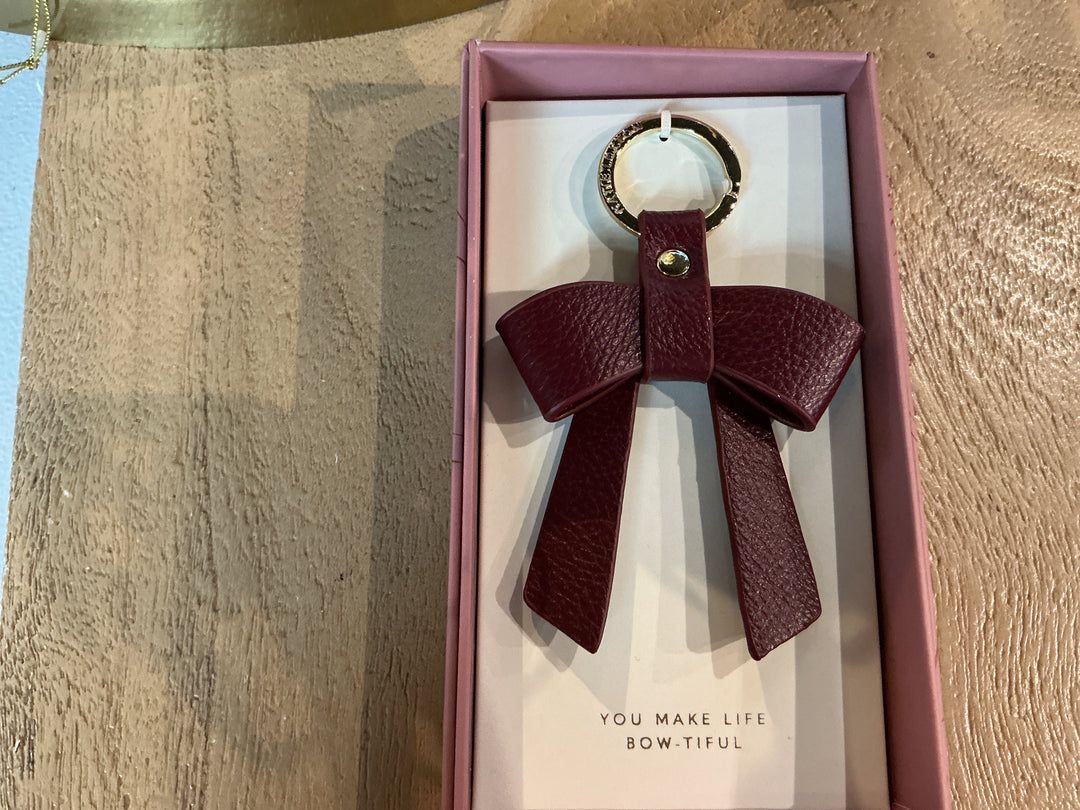 BOW-TIFUL BOXED KEYRING | YOU MAKE MY LIFE BOW-TIFUL| Cherry | 9.5cm x 7.3cm