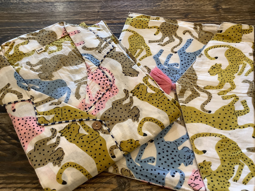 PJ LNG ART -PJ SET ARTISINAL PRINT  PJ LNG ART 039 L/XL