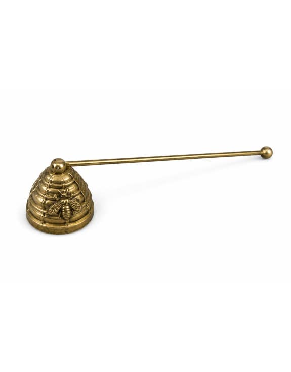 Antique Gold Beehive Candle Snuffer