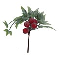 Pick 13cm - Frosted Ivy/Red Berry
