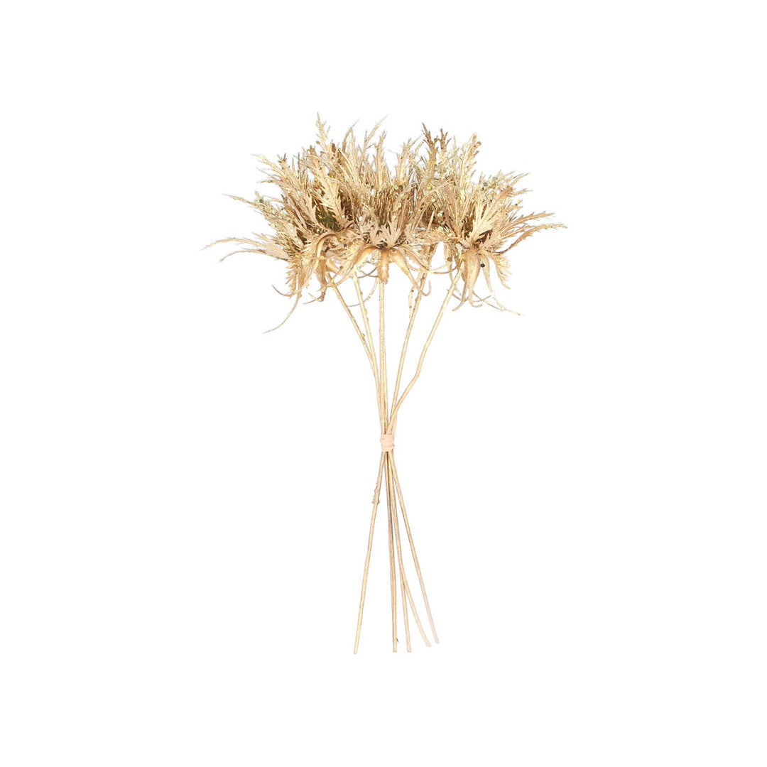 Gold Acrylic Thistle Bunch
