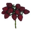 Pick 10cm - Dark Red Raspberry Bunch