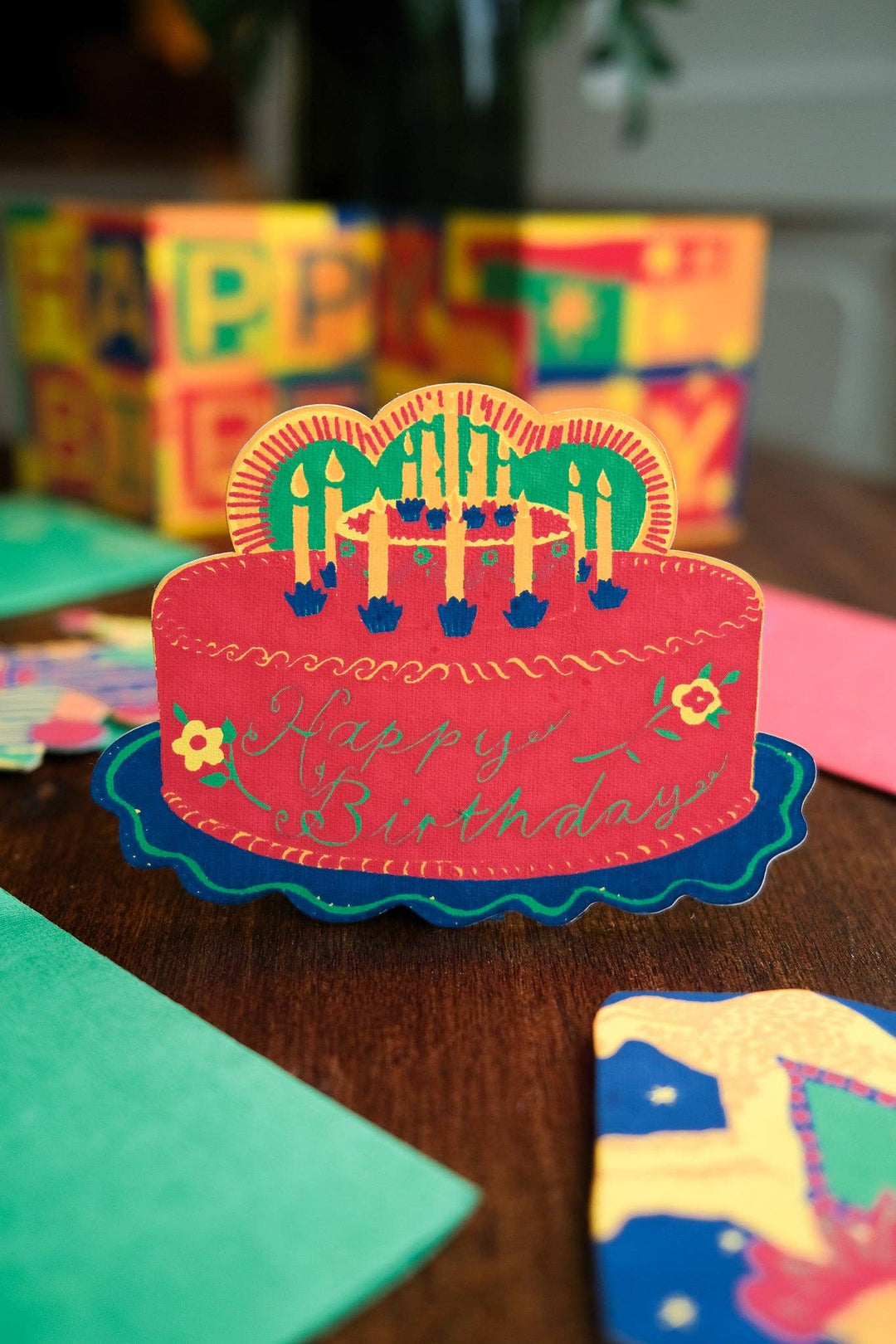 UK/EU: Party Cake Greeting Card