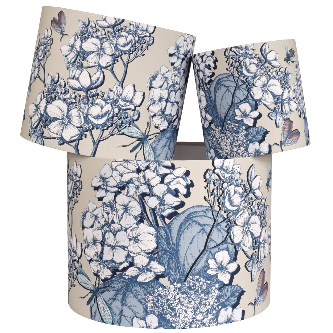 The Explorer’s Garden Hydrangea Lampshade: Multi / 30cm / Lamp