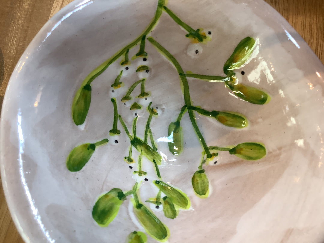 Stoneware Mini Bowl - Mistletoe