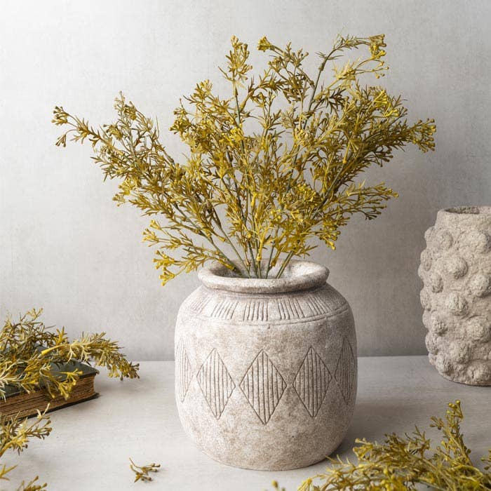 Abigail Ahern Meadow Grass Flaxen - Artificial Flower