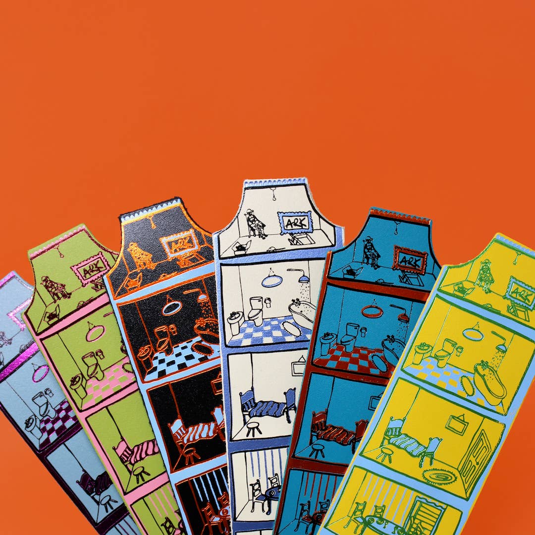 Dolls House Bookmark: Heritage Blue