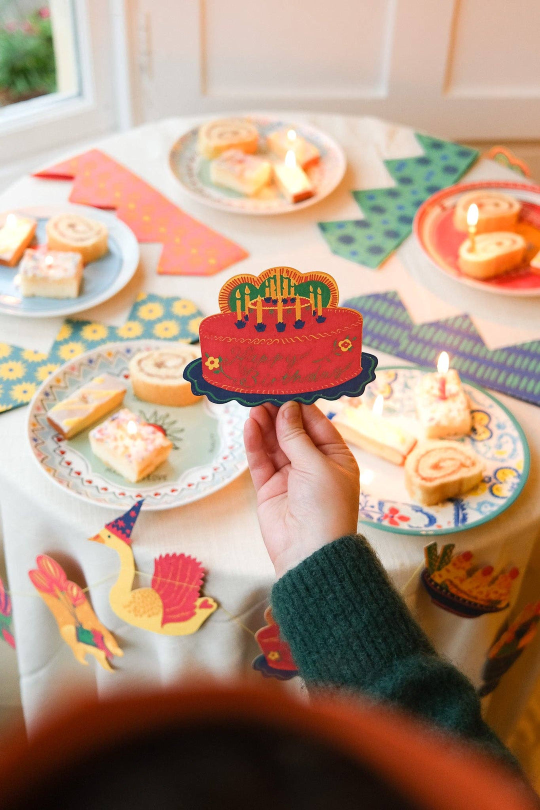 UK/EU: Party Cake Greeting Card