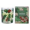 Holly Scented Boxed Candle, Lge