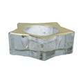 Gold Glass Star Tealight Holder