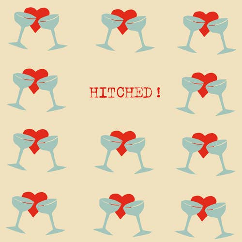 'Hitched' Greetings Card, FP3198 (Copy)