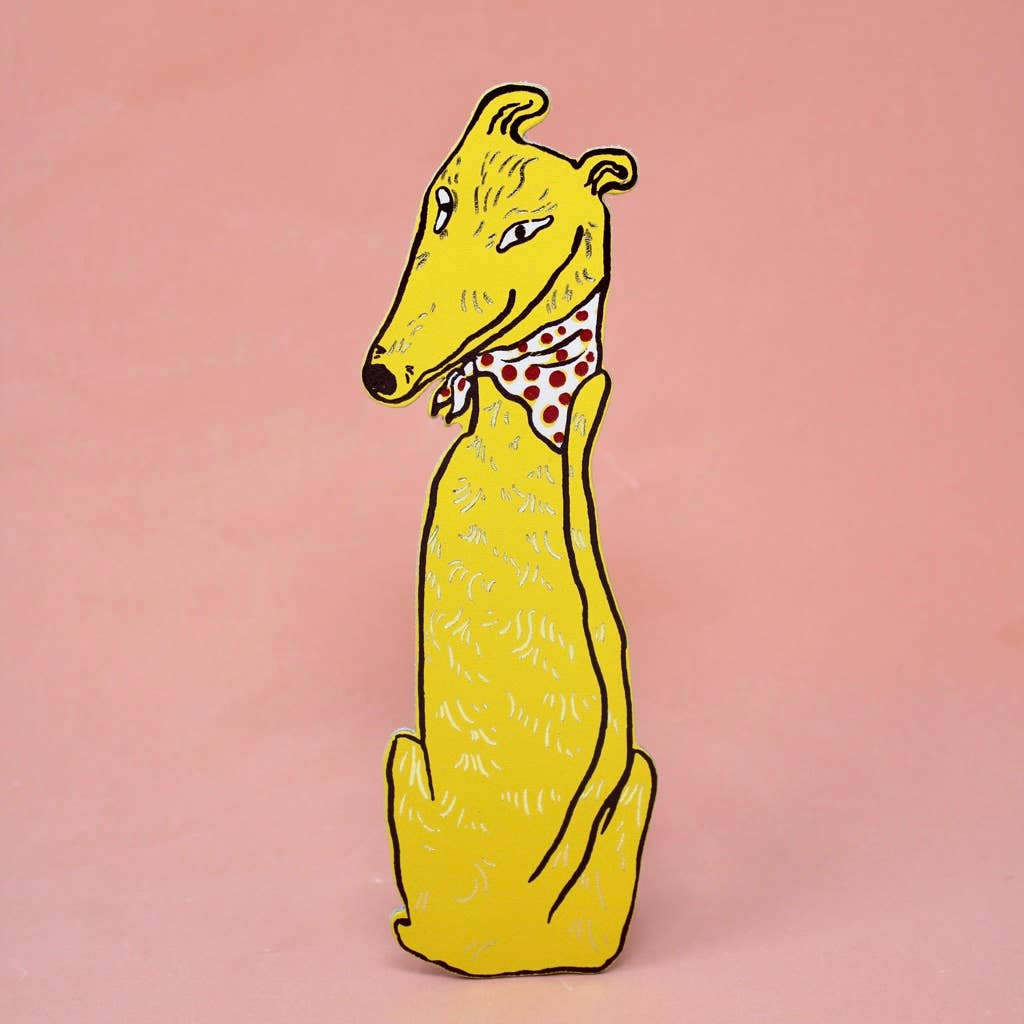 Dog Tails Bookmark: Orange