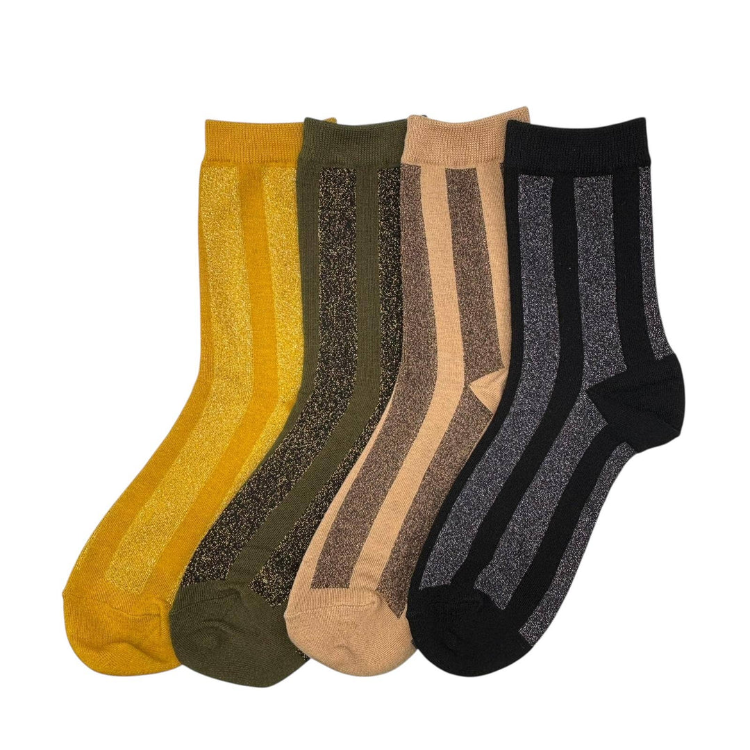 Berlin single socks (Sand, Ivy, Mustard, Black): Black