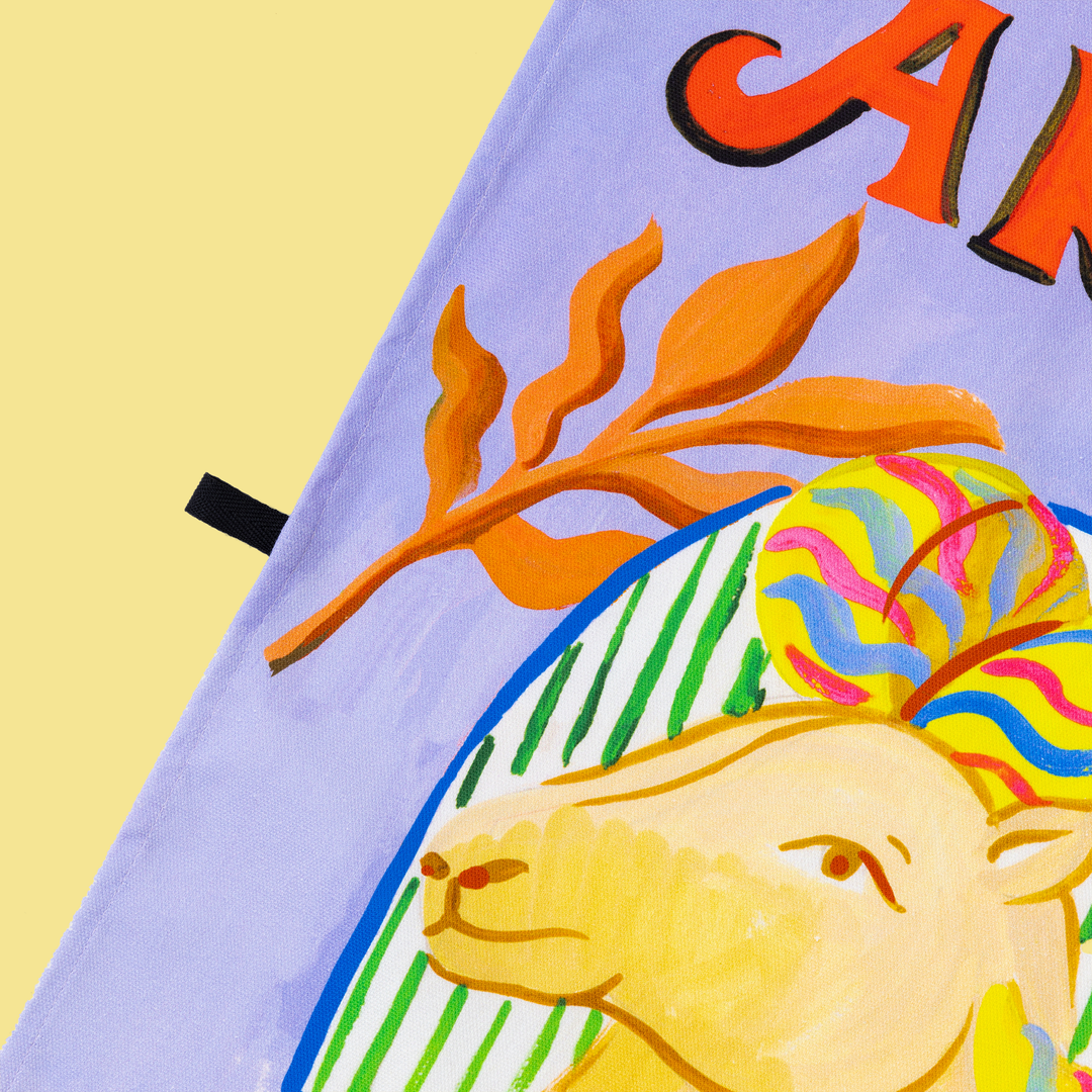 Aries Zodiac Tea Towel