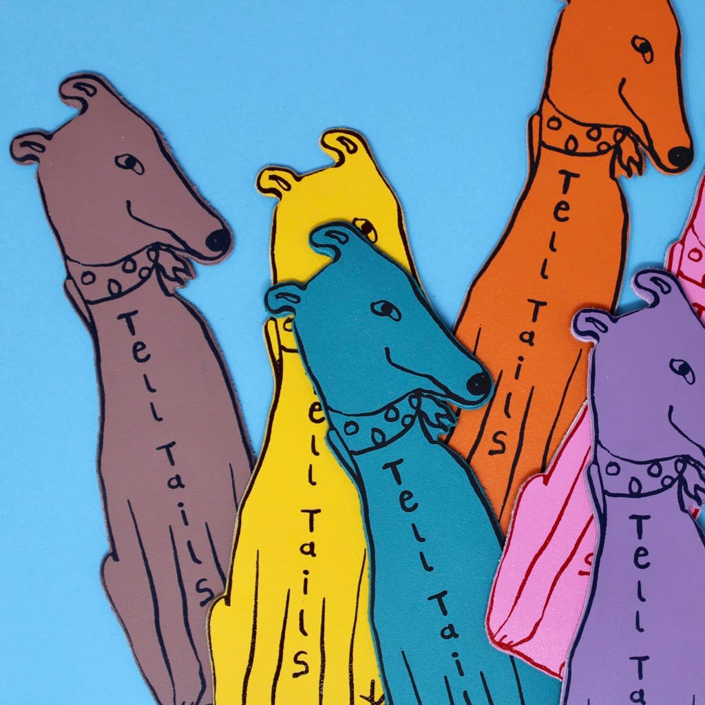 Dog Tails Bookmark: Yellow