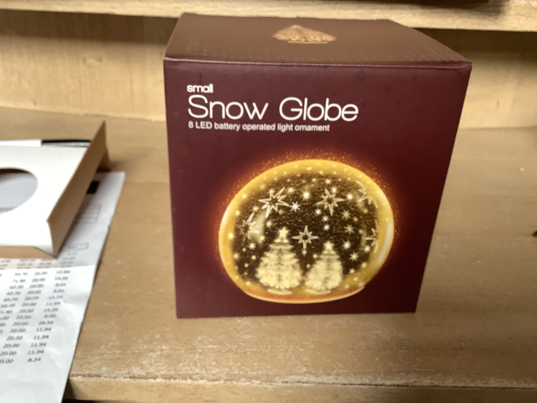 Golden Snow Globe Small