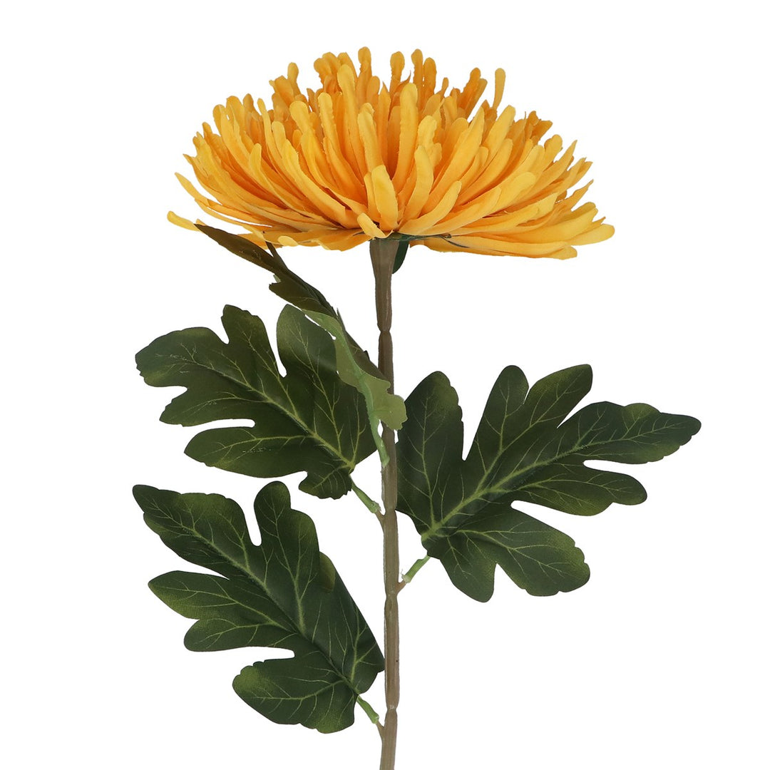 Yellow Giant Chrysanthemum Stem,  (LxWxD) 75x19x12cm